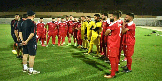 منتخب سورية الأولمبي يواجه نظيره العماني تحضيرا لتصفيات كأس آسيا