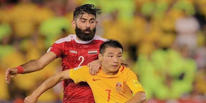 قائد منتخب سورية لكرة القدم: لن نتهاون في تحقيق حلم جماهيرنا بالتأهل إلى مونديال روسيا