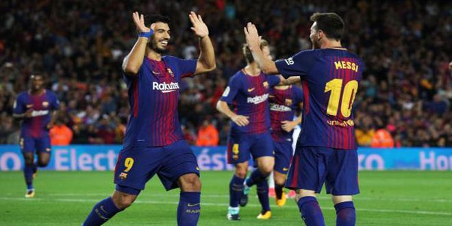 برشلونة يعزز صدارته للدوري الإسباني بخماسية في مرمى اسبانيول