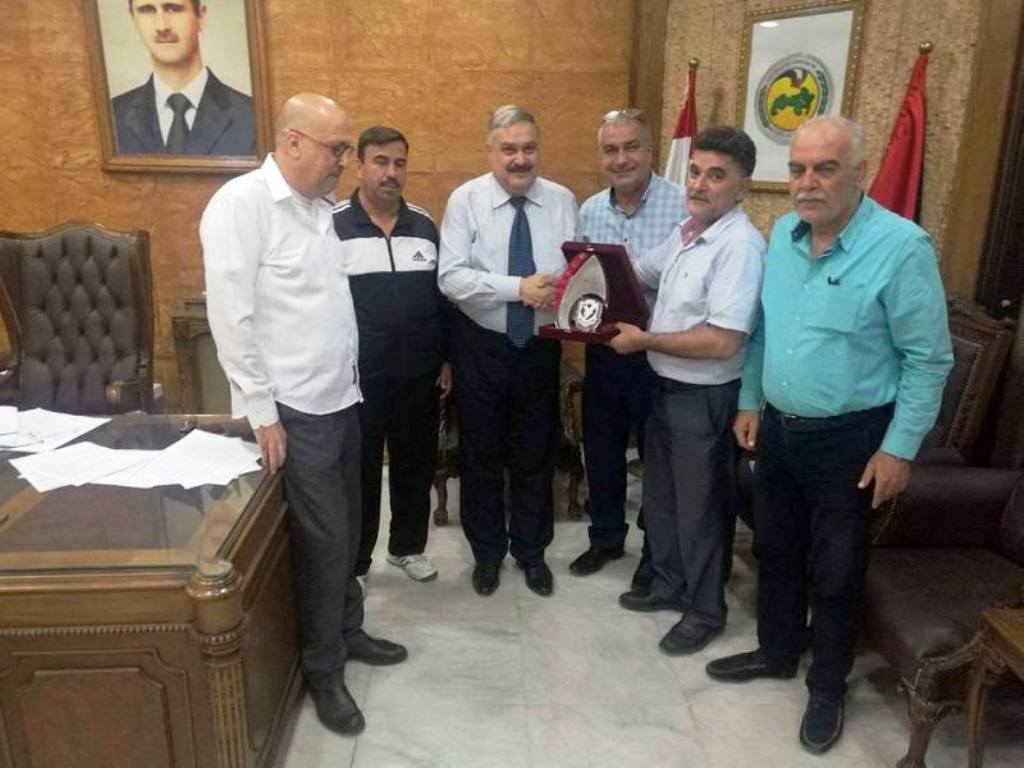 أمين فرع حماة للحزب يؤكد على ضرورة الارتقاء بواقع نادي الطليعة نحو الأفضل