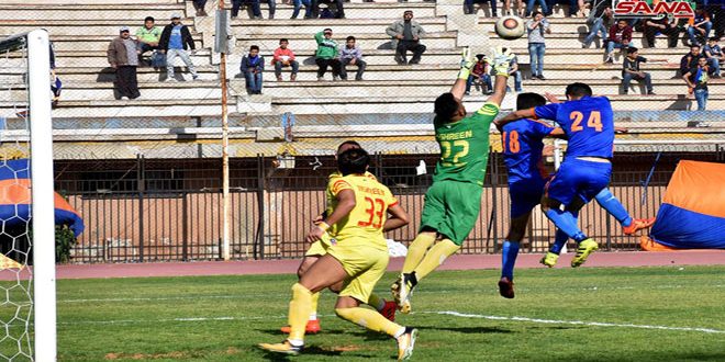 فوز للجهاد والنواعير وتعادل لتشرين والكرامة في الدوري الممتاز لكرة القدم